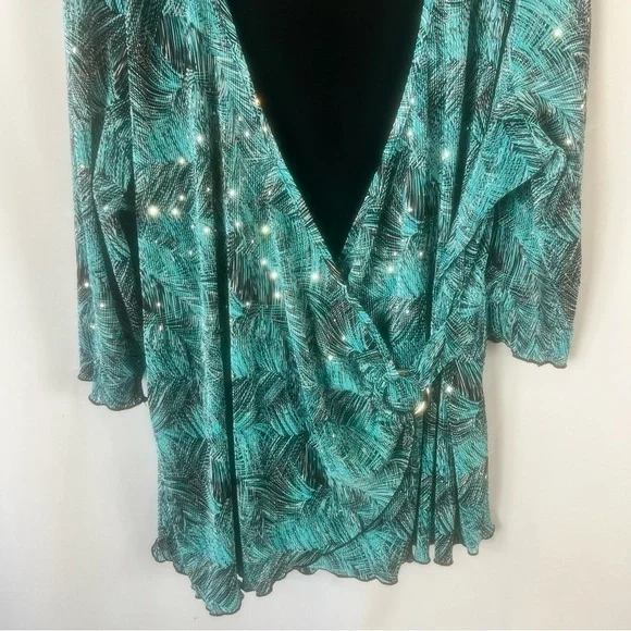 Maggie Barnes Top Tunic Modest Shirt Womens
Career Tropical Print Size: 4X - Picture 4 of 11